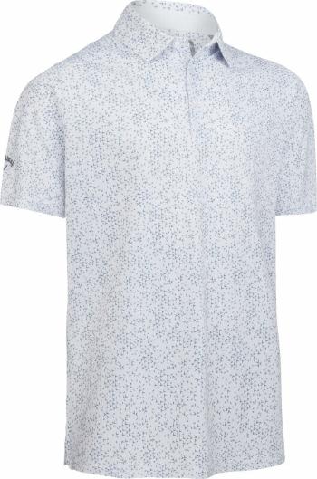 Callaway Mens All Over Chev Polo Bright White L