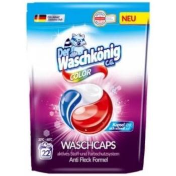 Der Waschkönig gélové kapsuly Premium Trio-Caps Color 22 kapsúl