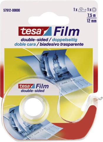 tesa  57912-00000-02 obojstranná lepiaca páska tesafilm® priehľadná (d x š) 7.5 m x 12 mm 1 ks