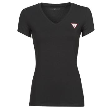 Guess  SS VN MINI TRIANGLE TEE  Tričká s krátkym rukávom Čierna