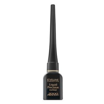 Eveline Liquid Precision 2000 Procent Eyeliner Black tekuté linky na oči 4 ml