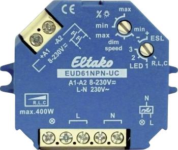 Eltako EUD61NPN-UC stmievač na omietku, stmievač pod omietku Vhodné pre svietidlo: žiarovka, energeticky úsporná žiarovk