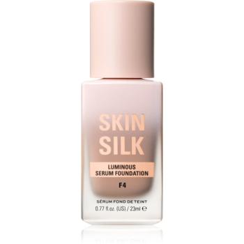 Makeup Revolution Skin Silk Serum Foundation ľahký make-up s rozjasňujúcim účinkom odtieň F4 23 ml