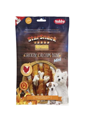 Nobby StarSnack BBQ Mini kalciová kostička s kuraťom 7cm / 70g