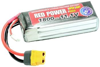 Red Power akupack Li-Pol 11.1 V 1800 mAh Počet článkov: 3 25 C SoftCase otvorené káblové koncovky