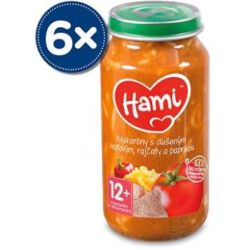 Hami Makaróny s duseným bravčovým, paradajkami a paprikou 6× 250 g (5900852930638)