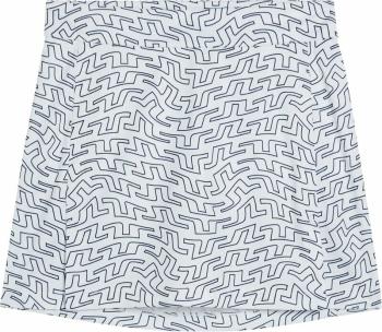 J.Lindeberg Amelie Print Golf Skirt White Outline Bridge Swirl M