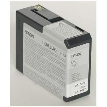 EPSON T5807 (C13T580700) - originálna cartridge, svetlo čierna, 80ml