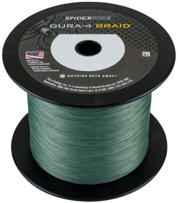 Spiderwire splietaná šnúra dura4 green-priemer 0,20 mm / nosnosť 17 kg