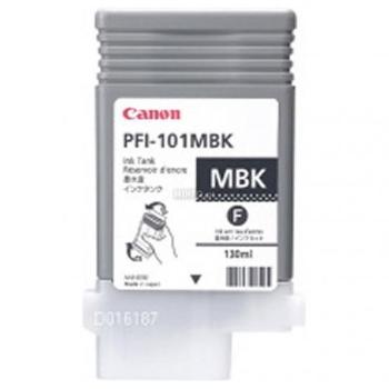 CANON PFI-101 MBK - originálna cartridge, matne čierna, 130ml