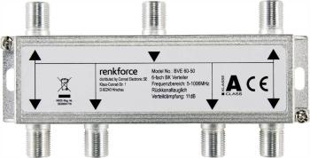 Renkforce  TV káblový rozbočovač šesťnásobný 5 - 1006 MHz