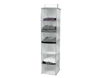 COMPACTOR LIFE ZAVESNY ORGANIZER NA OBLECENIE, 30 X 30 X 128 CM, 6 POLIC