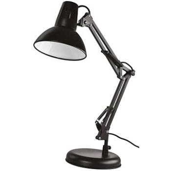 EMOS Stolná lampa DUSTIN na žiarovku E27, čierna (1538172000)