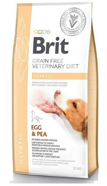 Brit Veterinary Diets GF dog Hepatic granule pre psy 12kg