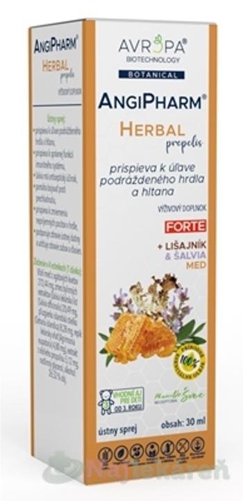 Avropa AngiPharm Herbal Propolis ústny sprej 30 ml