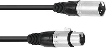 Omnitronic 30220769 XLR prepojovací kábel [1x XLR zástrčka 5-pólová - 1x XLR zásuvka 5-pólová] 5.00 m čierna