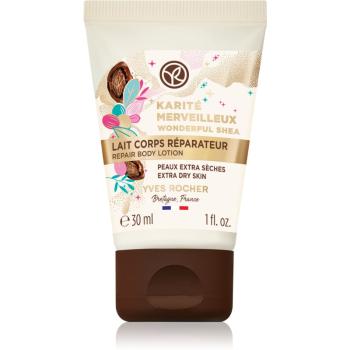 Yves Rocher NOEL Wonderful Shea regeneračné telové mlieko pre veľmi suchú pokožku 30 ml