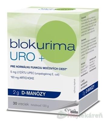 Blokurima URO+ 2g D-manózy močové cesty 30 vreciek