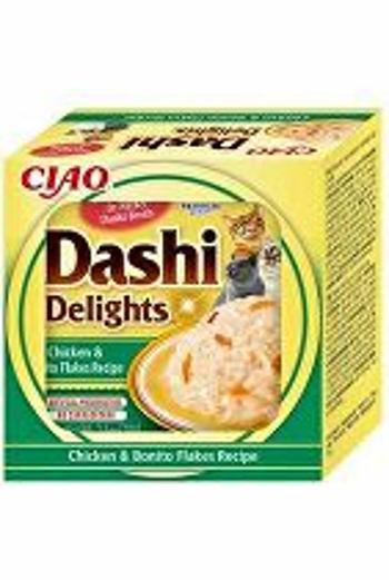 Churu Cat CIAO Dashi kuracie mäso a vločky z tuniaka. 70g + Množstevná zľava 3 + 1 zadarmo