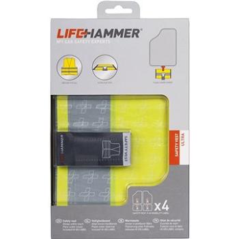 Lifehammer Products Bezpečnostná vesta 4 ks – LIFEHAMMER ULTRA (VU1BL)