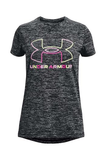 Detské tričko Under Armour šedá farba