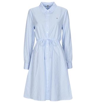 Tommy Hilfiger  ITHAKA KNEE SHIRT-DRESS LS  Krátke šaty Modrá