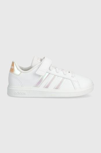 Detské tenisky adidas GRAND COURT 2. biela farba