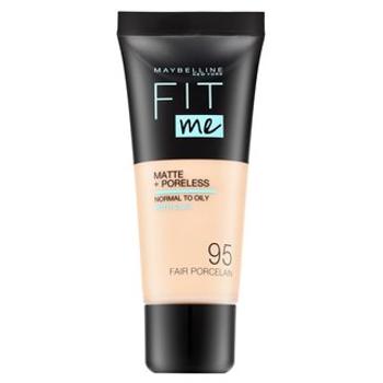 Maybelline Fit Me! Foundation Matte + Poreless 095 Fair Porcelain tekutý make-up so zmatňujúcim účinkom 30 ml