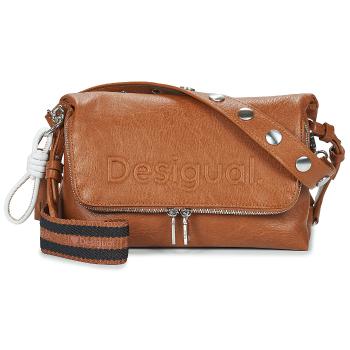 Desigual  BAG HALF LOGO VENECIA 3.0 CONT  Tašky cez rameno Hnedá