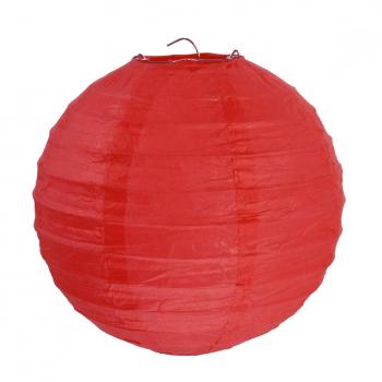 Santex Jednofarebné lampióny 20 cm Farba: červená