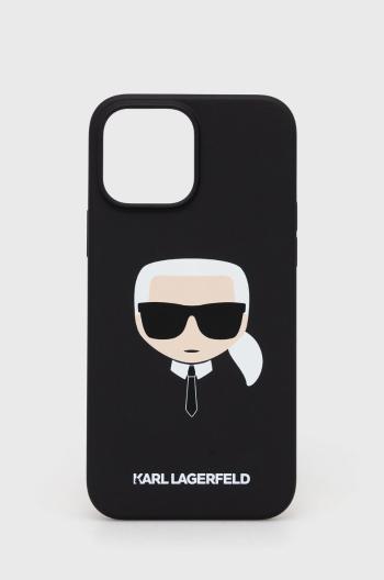 Puzdro na mobil Karl Lagerfeld Iphone 13 Pro Max 6,7'' čierna farba