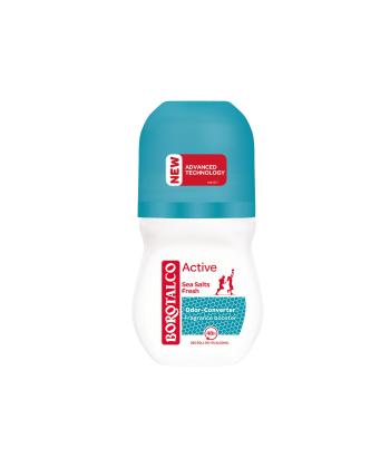 Borotalco Guličkový dezodorant morská soľ Active (Sea Salt Fresh ) 50 ml