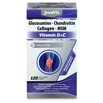 JUTAVIT Glukosamín, chondroitín, kolagén, MSM a vitamíny D+C 120 tabliet