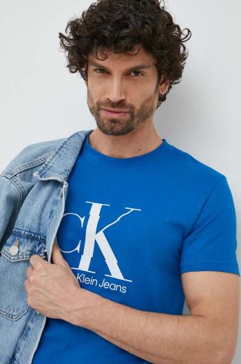 Bavlnené tričko Calvin Klein Jeans s potlačou