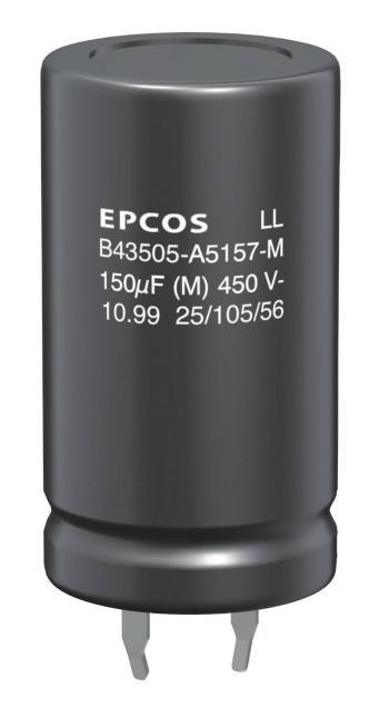 TDK B43504-A9107-M elektrolytický kondenzátor Snapln  10 mm 100 µF  20 % (Ø x v) 22 mm x 35 mm 1 ks