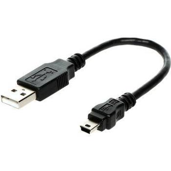 OEM USB A-MINI 5-pin čierny, 0,15m (11928710)