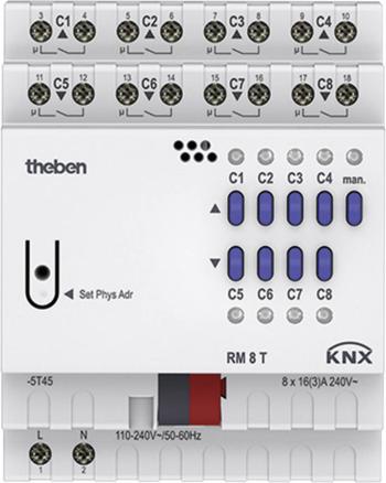 Theben KNX 4940200 spínač pohonu    RM 8 T KNX