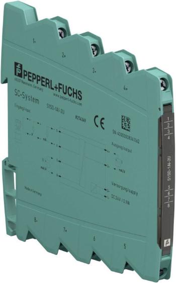 Izolačný zosilňovač / rozdeľovač, konfigurovateľný pomocou prepínača DIP Pepperl+Fuchs S1SD-1AI-2U S1SD-1AI-2U 1 ks