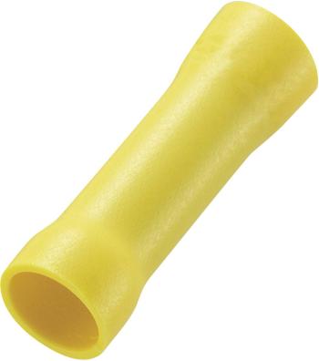 TRU COMPONENTS 745485 krimpovacie spojka  4 mm² 6 mm² úplne izolované žltá 50 ks