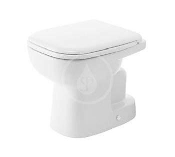 DURAVIT - D-Code Stojace WC, spodný odpad, alpská biela 21100100002