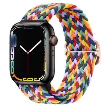 BStrap Elastic Nylon remienok na Apple Watch 38/40/41mm, colorful (SAP013C08)