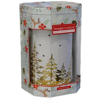 YANKEE CANDLE darčeková vianočná sada arómalampa, 4× čajová sviečka (5038581104010)