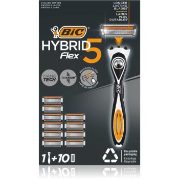 BIC Flex5 Hybrid holiaci strojček + náhradné hlavice