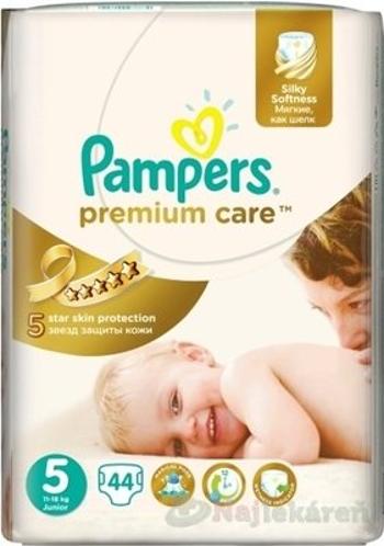 PAMPERS PREMIUM CARE 5 Junior detské plienky, 44ks