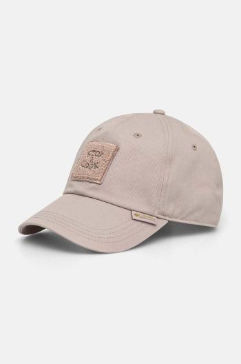 Bavlnená šiltovka Columbia Provisions Ball Cap šedá farba, s nášivkou, 2096351