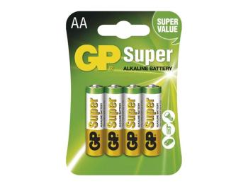 Batérie AA (R6) alkalická GP Super Alkaline 4ks