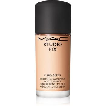 MAC Cosmetics Studio Fix Fluid SPF 15 24HR Matte Foundation + Oil Control Mini zmatňujúci make-up SPF 15 odtieň NW13 15 ml