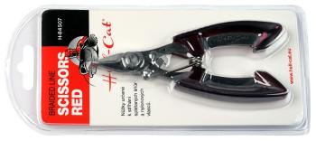 Hell-cat nožničky scissor for braided line s/s claret red