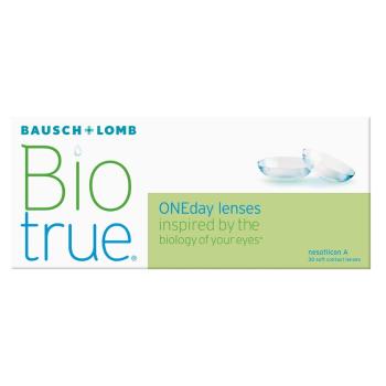 BAUSCH & LOMB Biotrue oneday jednodňové kontaktné šošovky 30 kusov, Počet dioptrií: -7,5, Priemer: 14,2, Zakrivenie: 8,6, Počet ks: 30 ks