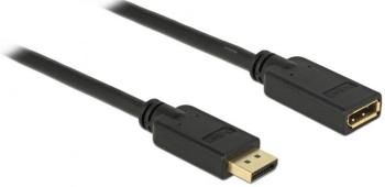 Delock DisplayPort predlžovací kábel #####DisplayPort Stecker, #####DisplayPort Buchse 1.00 m čierna 83809 pozlátené kon